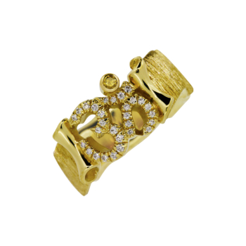 Om Ring fine Diamonds Custom
