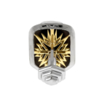18k gold handmade chrysler building gargoyle cuff links