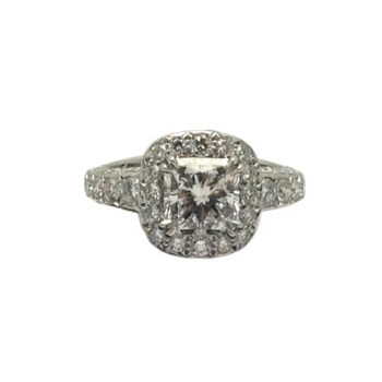 custom diamond engagement ring hand-crafted by Frank Alexander Jewell